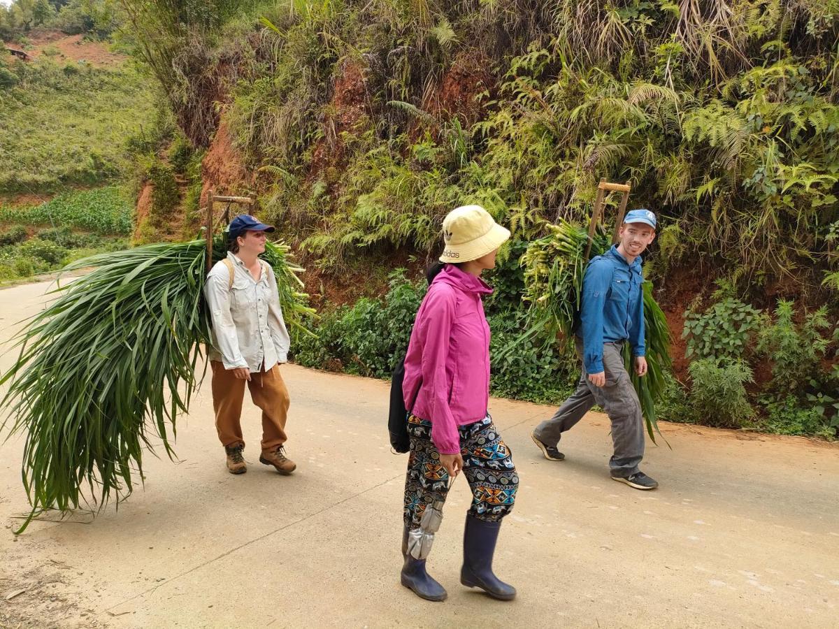 Indigenous Homestay- Trek- Food- Bus Mu Cang Chai 외부 사진